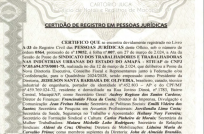 Certidão de registro